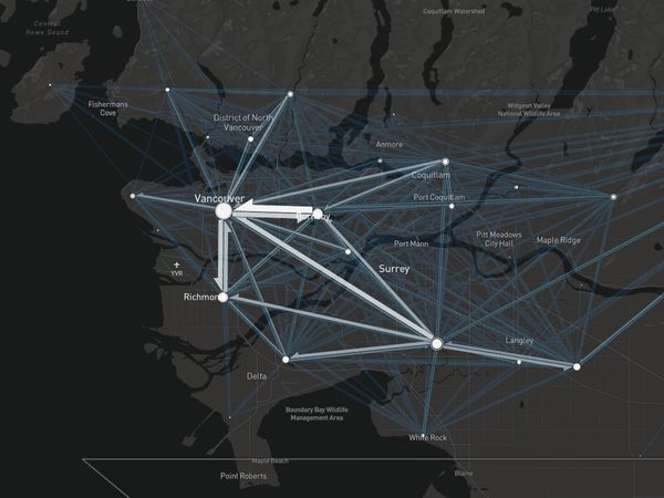 メトロ・バンクーバーの通勤者（2016年）