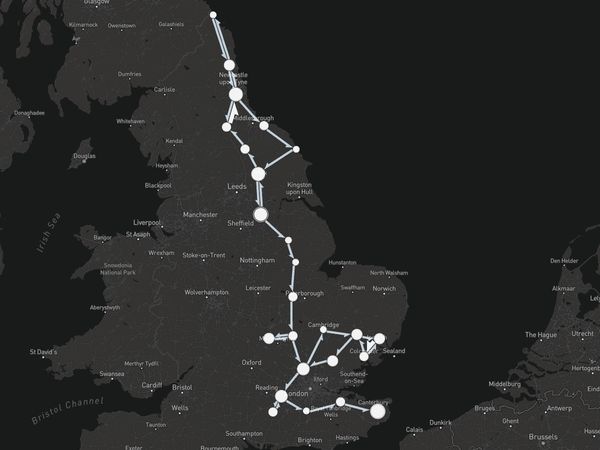 1216年のジョン王のイングランド行幸