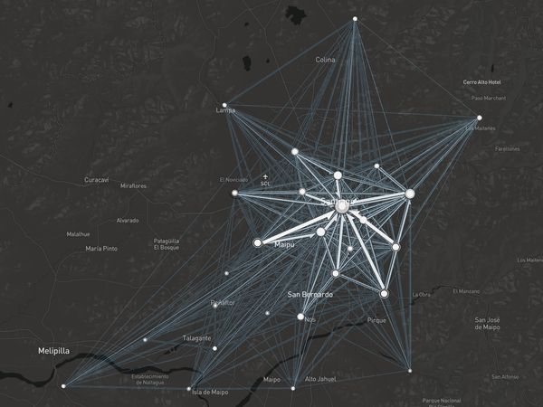 サンティアゴの朝の通勤者（2012年）