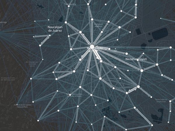 メキシコシティの歩行者