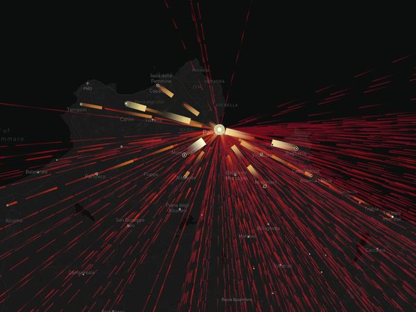 イタリア・パレルモの通勤者