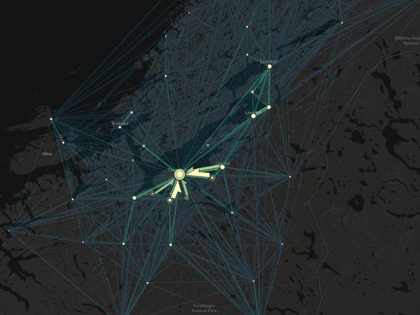ノルウェー・トロンデラーグの通勤者